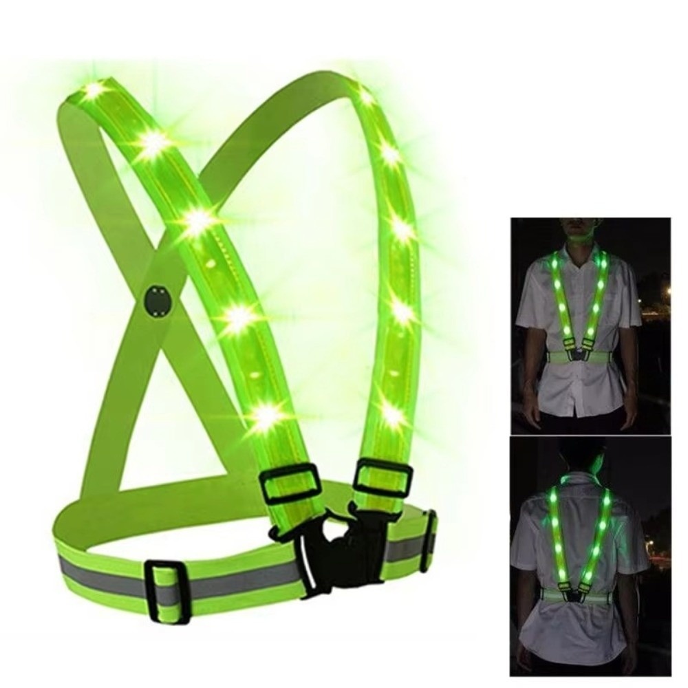Cycling Gear Vest - Nuovo Gilet di Sicurezza LED in