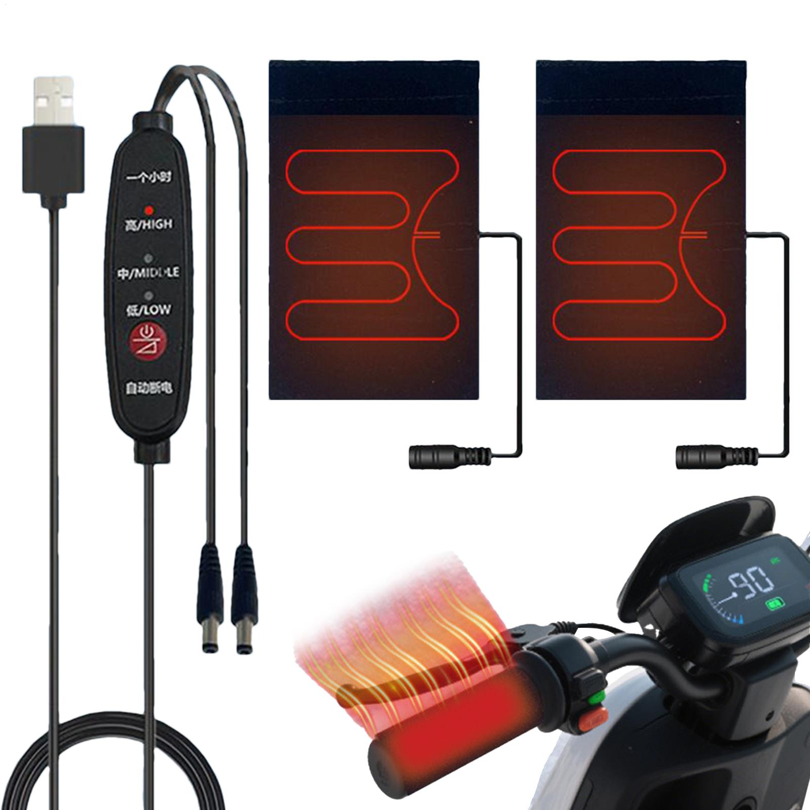 Cycling Heat Gear - Riscaldatore per manubrio 5V Copri manubrio