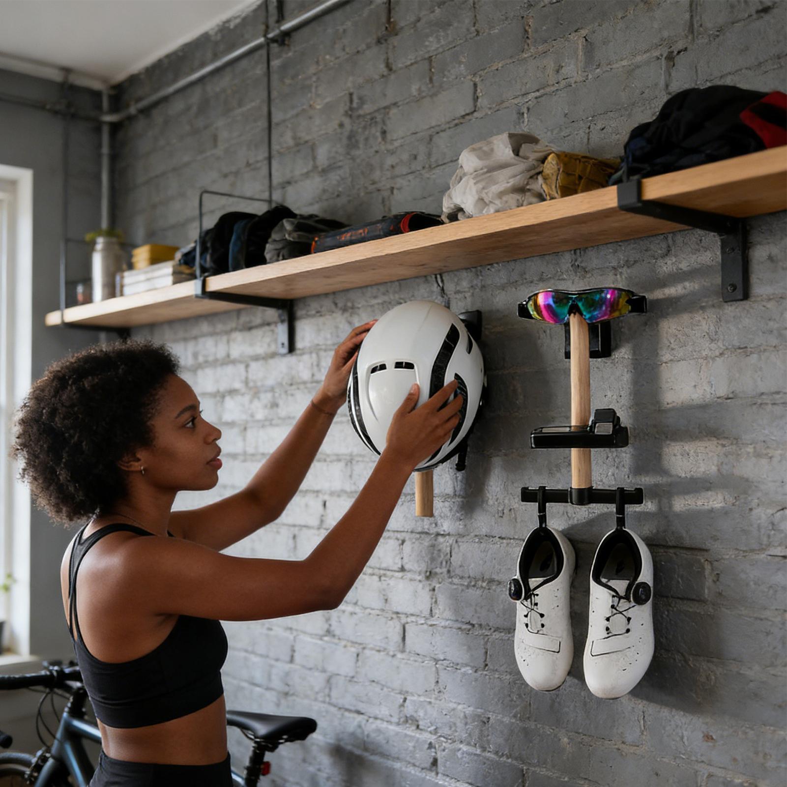 Porta Biciclette da Parete in  - Cycling Gear Storage Rack recensione e prezzo