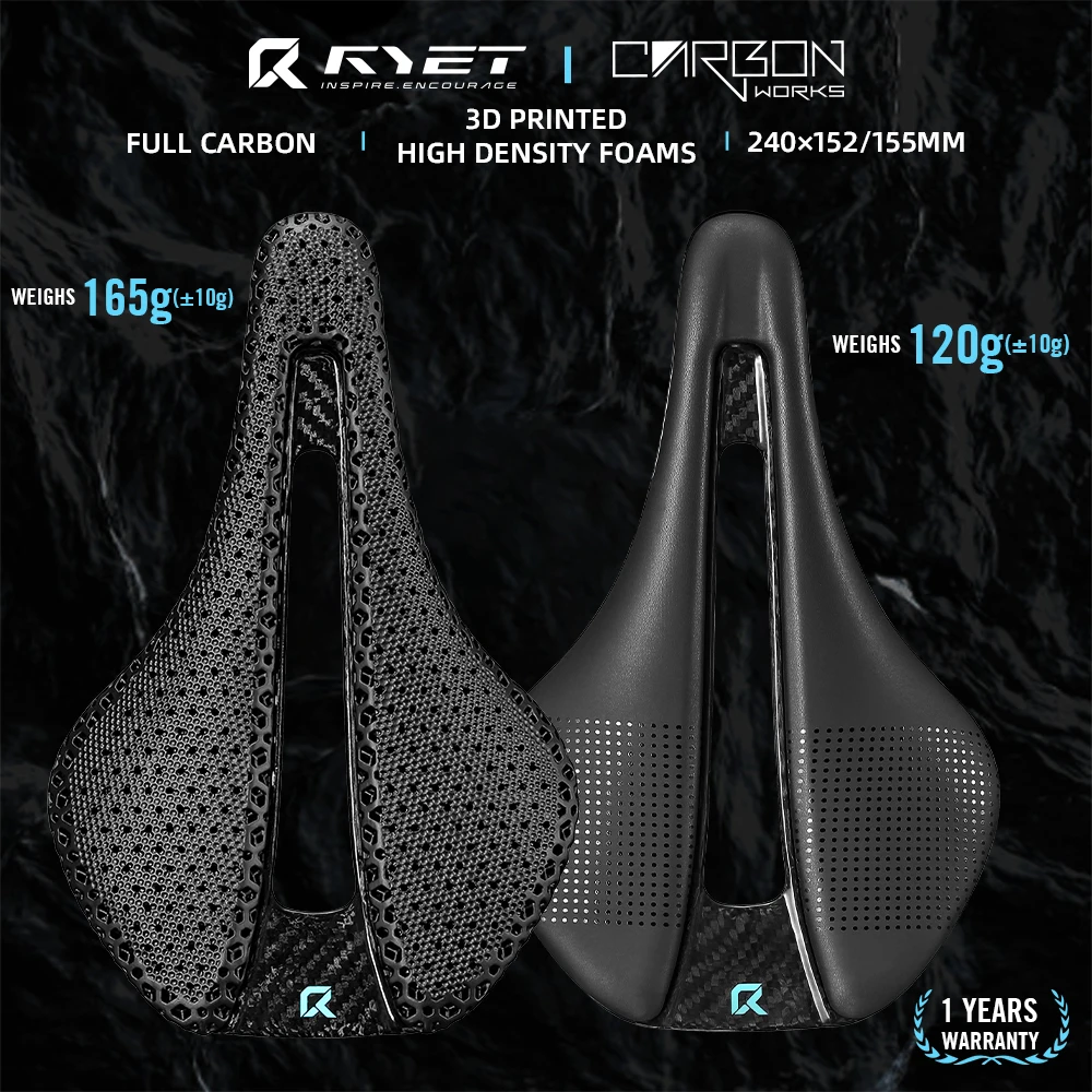 RYET Sella per bicicletta stam - Carbon Fiber Saddle recensione e prezzo