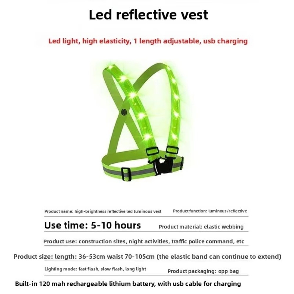Nuovo Gilet di Sicurezza LED i - Cycling Gear Vest recensione e prezzo