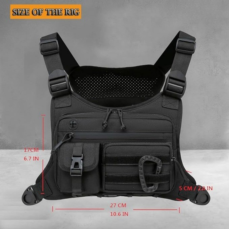 Borsa pettorale tattica Gilet  - Cycling Gear Vest recensione e prezzo