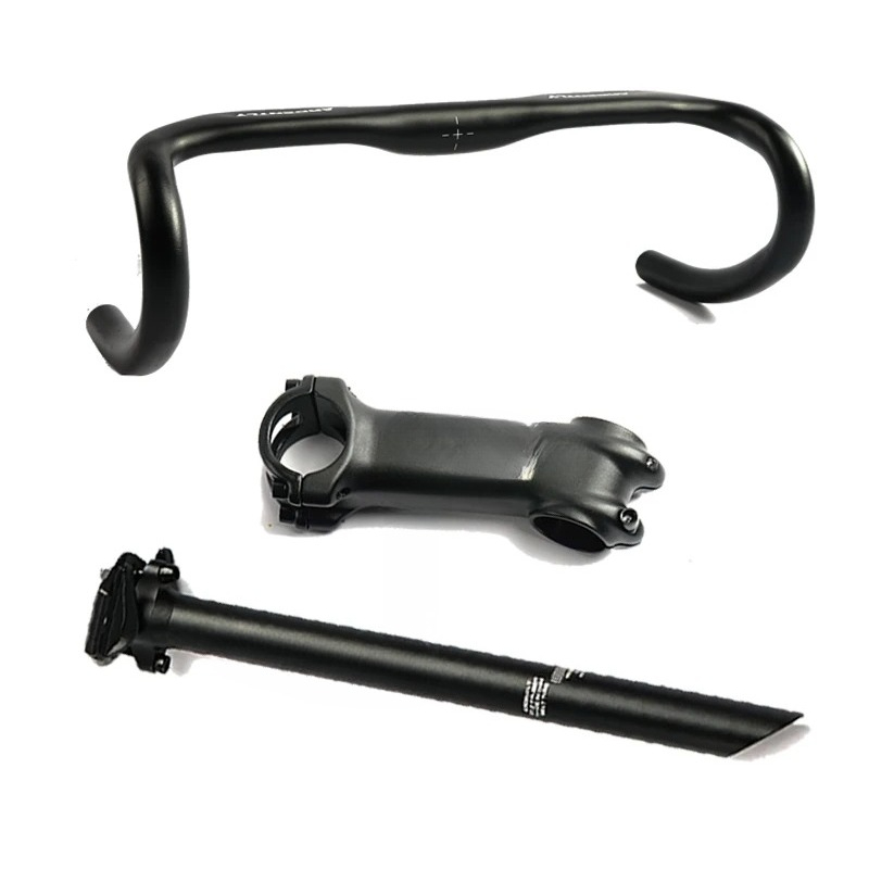 NUOVO Set Manubrio Bici + Atta - Cycling Gear Manufacturer recensione e prezzo