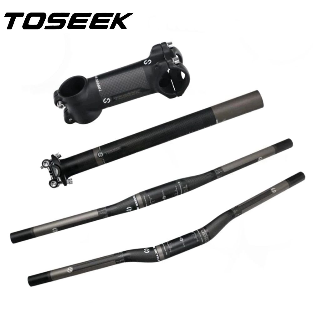 Set Manubrio TOSEEK in Fibra d - Carbon Fiber Saddle recensione e prezzo