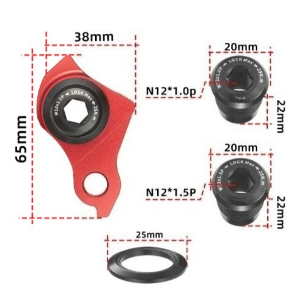 1 Pezzo Gancio Cambio Bici, Su - Cycling Gear Hanger recensione e prezzo